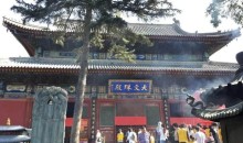 殊像寺+廣化寺+黛螺頂+羅睺寺+云岡石窟+九龍壁+大同古城墻三日游